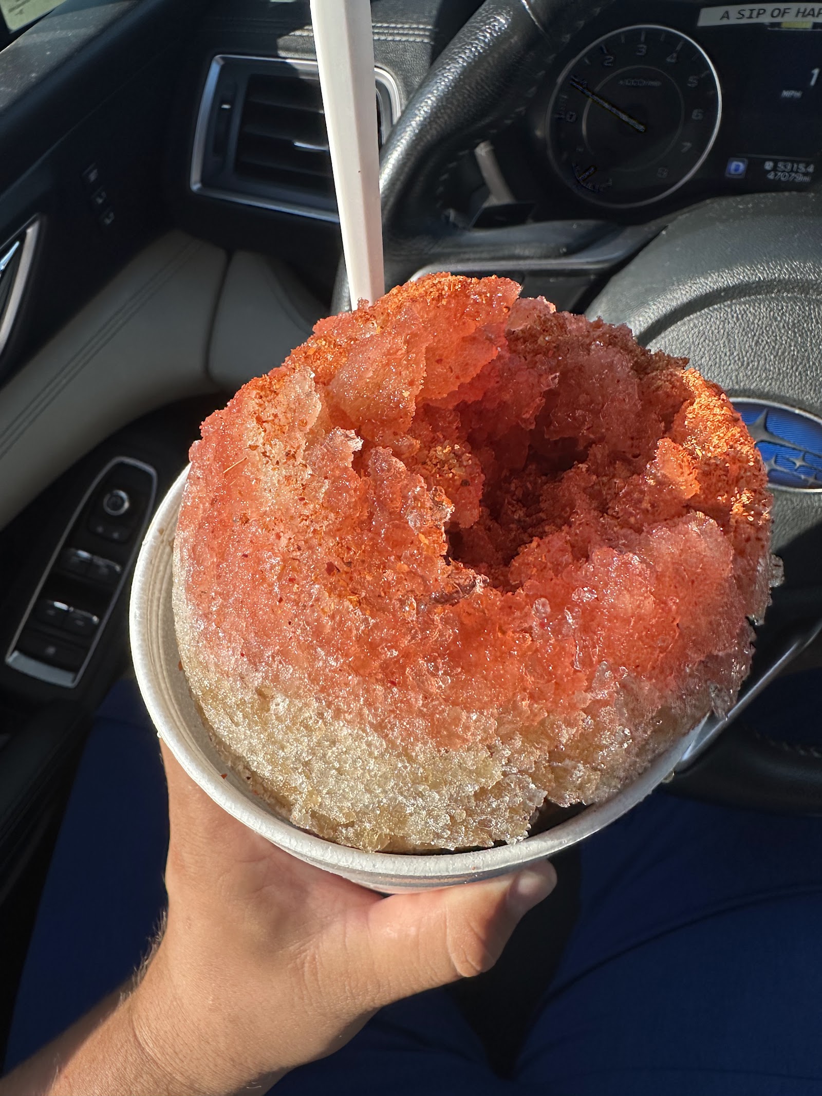 Inside Snowie's Shaved Ice
